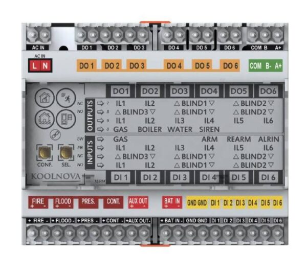 KOOLNOVA MODULO ZONA MODBUS RS-485