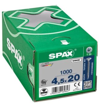 SPAX CP GALVANIZADO WIROX 4,0 X 45