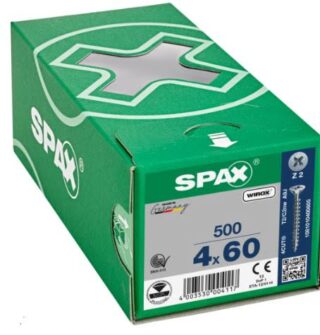 SPAX CP GALVANIZADO WIROX 4,0 X 60
