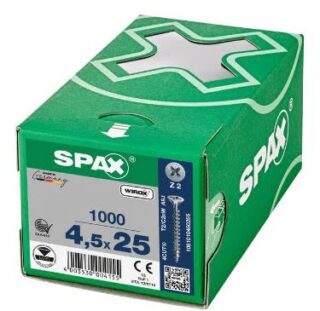 SPAX CP GALVANIZADO WIROX 4,5 X 25