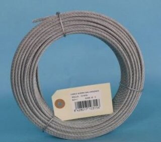CABLE ACERO GALVANIZADO 6x7, 4 mm. R.25m