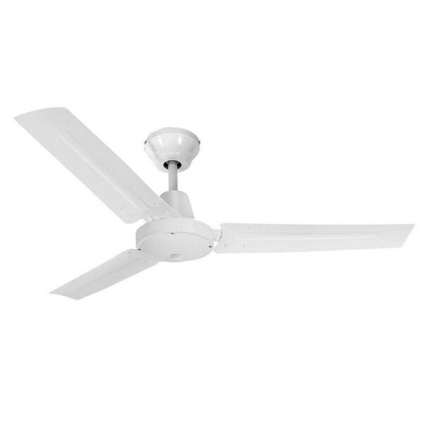 VENTILADOR TECHO INDUSTRIAL BLANCO 140CM 60W 3PALAS