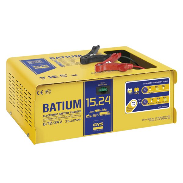 CARGADOR BATERIA AUTOMATICO BATIUM 15/24 230V 6-/12/24V