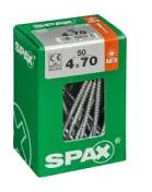 SPAX TORNILLO UNIVERSAL CABEZA PLANA TORX WIROX 4x70 CAJA 50pzs