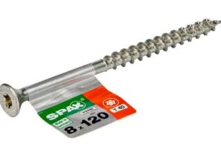 SPAX TORNILLO UNIVERSAL CABEZA PLANA TORX WIROX 8x12  1pzs