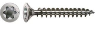 SPAX TORNILLO INOX A2 CABEZA PLANA TORX 3x25 CAJA 100pzs