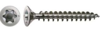 SPAX TORNILLO INOX A2 CABEZA PLANA TORX 4x20 CAJA 30pzs