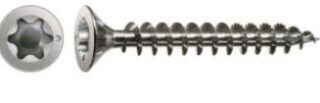 SPAX TORNILLO INOX A2 CABEZA PLANA TORX 6x60 CAJA 50pzs