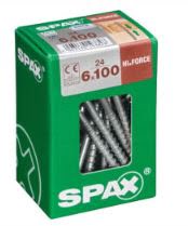 SPAX TORNILLO CABEZA CON ARANDELA HI.FORCE WIROX 6x100  CAJA 24pzs