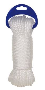 CUERDA CABLEADA PE 4C 05MM/10MTL BLANCO BSR