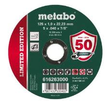 METABO DISCO CORTE INOX 125x1 LIMITED EDITION (PACK 10UD)