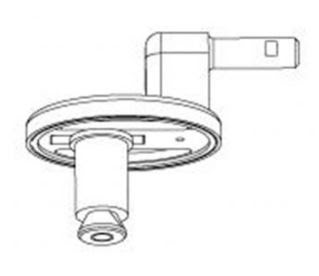 ESTOLI JUEGO BISAGRAS DE PLASTICO UNIVERSAL A-80P D.8mm BLANCO