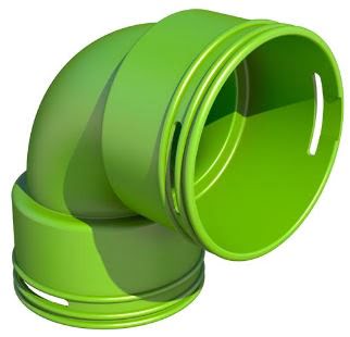 SIBER CODO 90º Ø90MM