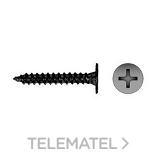 CELO TORNILLO CHAPA CABEZA EXTRAPLANA PH. DIN/REF CE 4,2x13 ZINC NEGRO 500 UN - Imagen 2