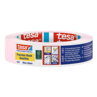 TESA 4433 CINTA PRECISION SENSITIVE 50Mx25MM ROSA CLARO