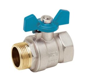 STH CHICAGO VALVULA ESFERA MARIPOSA ROSCAR M-H 1" (ROJA) 34729