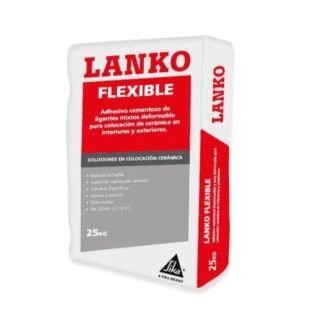 SIKA LANKO FLEXIBLE BLANCO 25KG (C2TES1)