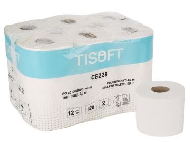 PAPEL HIGIENICO 2C. 40M CE2