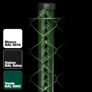 POSTE CREMALLERA BLANCO 1.55M ATORNILLAR DIAM50