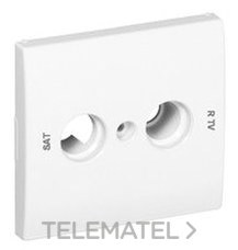 EFAPEL TAPA TOMA MULTIMARCAS R-TV-SAT 2 SALIDAS APOLO 5000 BLANCO