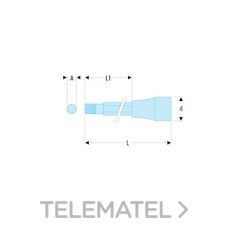 FACOM VASO-DESTOR 1/2 LARGO XZN M6
