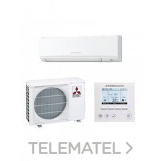 MITSUBISHI CONJUNTO MR SLIM MSPKZ-100 VKAL PARED: PUZ-M100VKA + PKA-M100KAL STANDARD INVERTER
