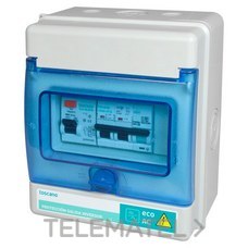 CUADRO PROT.MONO 230V AC 63A DIF.30mA TIPO TTA.15kA S/SBT.PMT.ARM.IP65