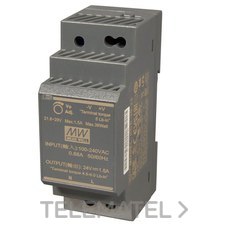 FUENTE ALIMENTACION COMPACTA C.DIM 24VDC 2,5A 60W HDR-60-24