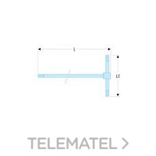 FACOM LLAVE M 6 CARAS EN T 84TC 5mm CROMADA