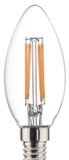 SYLVANIA LAMPARA TOLEDO RT CANDLE V5 CL DIM 470LM 827 E14 SL 4,5W - Imagen 2