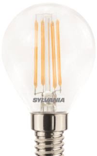 SYLVANIA LAMPARA TOLEDO RT BALL V5 CL 470LM 827 E14 SL 4,5W - Imagen 2