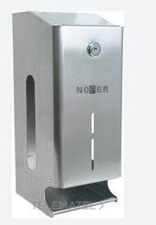 NOFER DISPENSADOR PAPEL HIGIENICO DOBLE 270x188 BRILLO 05101.B - Imagen 2