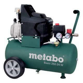 METABO COMPRESOR BASIC 250-24 CON ACEITE 24 LITROS