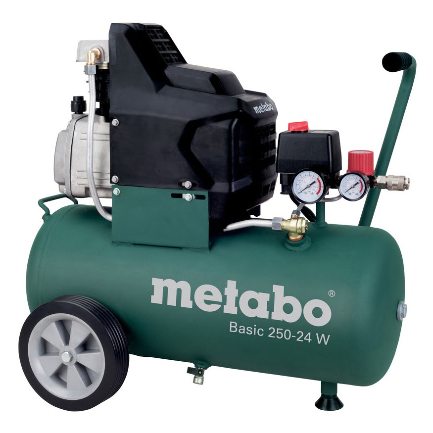 METABO COMPRESOR BASIC 250-24 CON ACEITE 24 LITROS