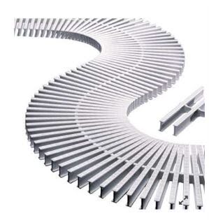 ASTRAL 11107 REJILLA CURVA 195mm/22 - Imagen 2