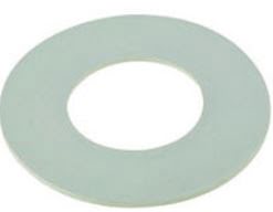 SKIN 3 JUNTAS GOMA PLANA BLANCA 1 1/4" - Imagen 2