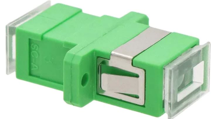 ADAPTADOR FO SCAPC H-H PANEL SM C/TAPON TRANSPARENTE gtlan - Imagen 2