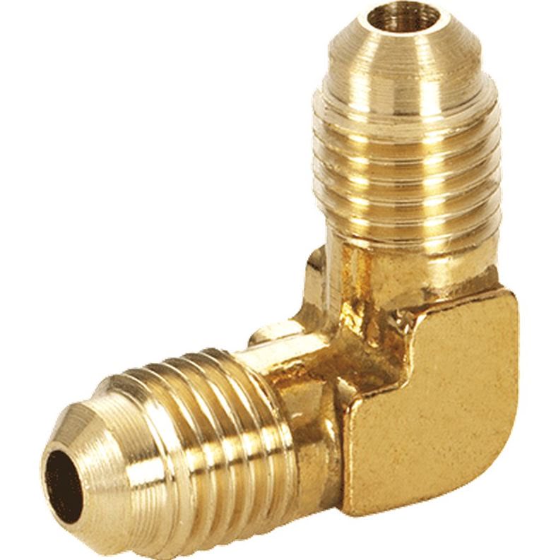 CODO SAE-M 3/8" LATON - Imagen 2