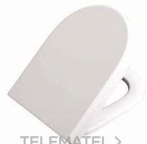 ESTOLI TAPA DE WC KATERINA CON BISAGRA SC06 POLOS BLANCO - Imagen 2