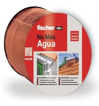 FISCHER CINTA BUTILICA 10CMx10Mx0,6MM TEJA