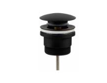 CLEVER VALVULA DESAGUE QUICK-CLAC LEO 11/4 NEGRO MATE - Imagen 2