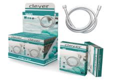 CLEVER FLEXO DUCHA SILVER HOSE PVP 1,75m NF - Imagen 2