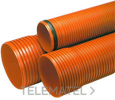 TUBO PVC ASACOR COARRUGADO 160 6m - Imagen 3