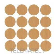 TAPON ADHESIVO MOD.614 d.12mm HAYA LISO