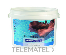 ASTRAL 75157 CLORO RAPIDO TABLETAS 5KG