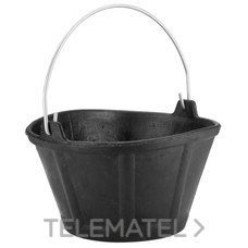 BELLOTA CUBO CAUCHO ITALIANO 10L NEGRO