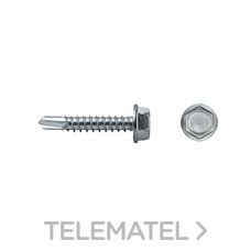 CELO TORNILLO DIN 7504K PUNTA BROCA CABEZA HEXAGONAL Ø6,3X25 MM CINCADO