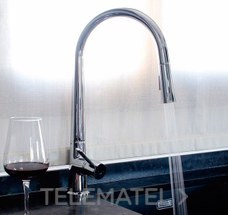 CLEVER MONOMANDO FREGADERO EXTRAIBLE C3 CHEF 3 CAÑO GIRATORIO 99442