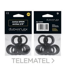 JUNTA GOMA PLANA ANCHA P/RAC.1.1/2"-45x30x3,5mm (PxBLISTER)