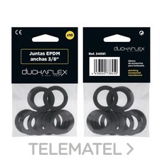 JUNTA GOMA PLANA ANCHA P/RAC.1/2"-18x10x2mm (PxBLISTER)